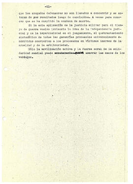 El carácter antijurídico de los procesos contra partidarios y simpatizantes del gobierno de la Unidad Popular (11)
