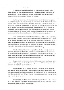 Estudio de los informes de violaciones de derechos humanos en Chile, con particular referencia a la tortura y otros tratos o castigos crueles, inhumanos o degradantes (4)