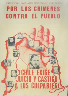 Por los crímenes contra el pueblo ¡Chile exige juicio y castigo a los culpables!
