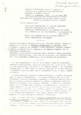 Eficacia y valor de los tratados y otros documentos jurídicos internacionales en relación al respeto con los derechos humanos y de las libertades fundamentales