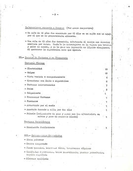 Relación de los torturados y tipos de torturas, en la etapa del 11 de septiembre hasta aproximadamente fines de octubre del 73. (8)