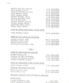 Descripción de hechos que muestran vulneración del derecho a la libertad de información y expresión (enero a septiembre de 1982). (9)