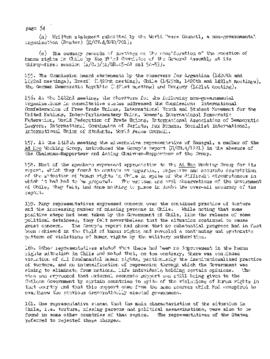 Study of reported violations of human rights in Chile, with particular reference to torture and other cruel, inhuman or degrading treatment or punishment (3)