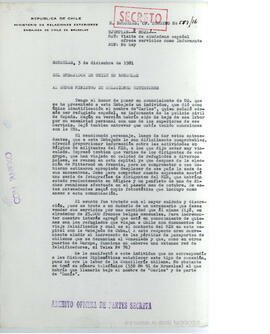 E. Bruselas Of. Secreto N° 577/16 - Ministerio de Relaciones Exteriores - Embajada de Chile en Bruselas (1)