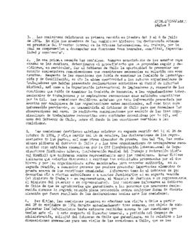 Estudio de los informes de violaciones de los derechos humanos en Chile, con particular referencia a la tortura y otros tratos o castigos crueles, inhumanos o degradantes (resolución 8 (XXVII) de la Subcomisión de Prevención de Discriminaciones y Protecci