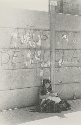 Mujer indigente