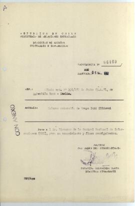 [Memorandum N° 06469 - Ministerio de Relaciones Exteriores - Dirección de Asuntos Culturales e Información]