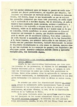 El carácter antijurídico de los procesos contra partidarios y simpatizantes del gobierno de la Unidad Popular (7)