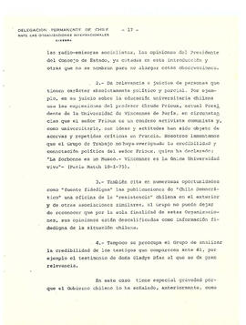 Estudio de los informes de violaciones de derechos humanos en chile, con particular referencia a la tortura y otros tratos o castigos crueles, inhumanos o degradantes. Nota de la Secretaría (19)