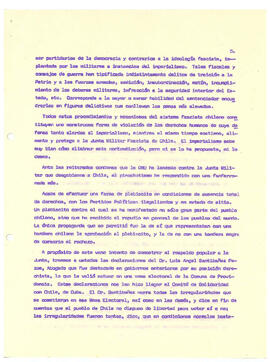 Reunión de la Comisión Internacional de Investigación de los Crímenes de la Junta Militar Fascista de Chile. (6)