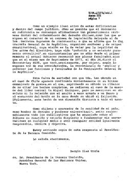 Estudio de los informes de violaciones de derechos humanos en Chile, con particular referencia a la tortura y otros tratos o castigos crueles, inhumanos o degradantes (31)