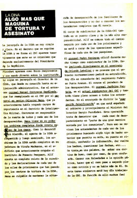 Chile Acusa. Cuaderno n°1 que el pueblo de Chile sigue contra el jefe supremo de la DINA-CNI Agusto Pinochet Ugarte (23)