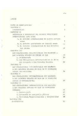 La protección de los derechos del hombre y el impacto de las situaciones de emergencia según el derecho internacional: el caso chileno (4)