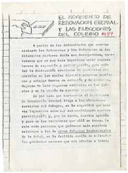 A partir de las dificultades que estamos viviendo...