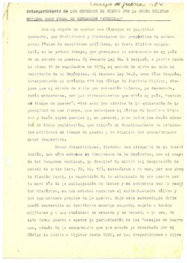 El carácter antijurídico de los procesos contra partidarios y simpatizantes del gobierno de la Unidad Popular