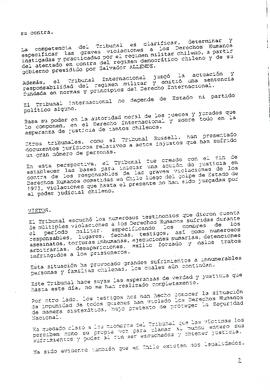 Ciudadano presidente, tenemos a bien remitir a ud. La sentencia del Tribunal Internacional pronunciada por su magistratura… (4)