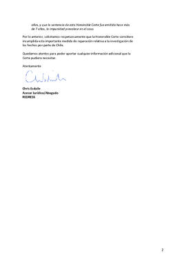 Carta a la Corte IDH informando sobre el fallecimiento del señor Carlos Minoletti (2)