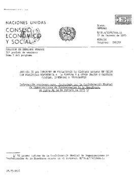 Estudio de los informes de violaciones de los derechos humanos en Chile, con particular referencia a la tortura y otros tratos o castigos crueles, inhumanos o degradantes (1)