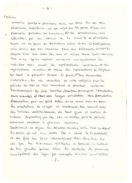 Meurtres, tortures, repressions et violetions des droits économiques, sociáux et culturels au Chili durant les annes 1981 et 1982 (3)