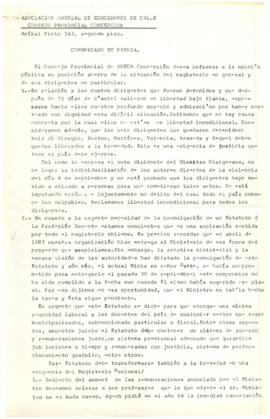 Comunicado de Prensa