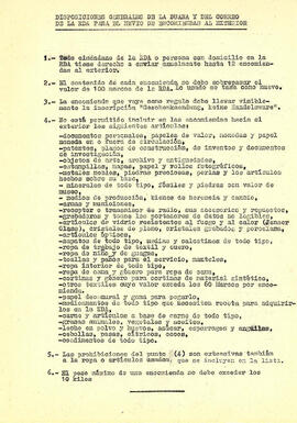 Disposiciones generales de la aduana y el correo de Chile e informaciones adicionales sobre el envío de encomiendas desde el exterior hacia Chile (2)