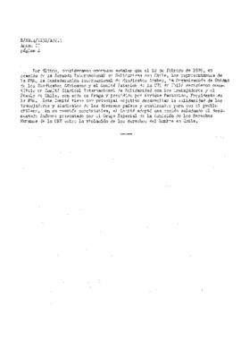 Estudio de los informes de violaciones de derechos humanos en Chile, con particular referencia a la tortura y otros tratos o castigos crueles, inhumanos o degradantes (5)