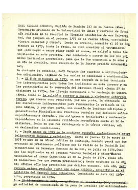 Anexo Num. 4. El caso del preso político Raúl Vergara Meneses (Capitçan de Bandada-R) Condenado en el proceso Fach 1-73 (3)