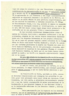 El carácter antijurídico de los procesos contra partidarios y simpatizantes del gobierno de la Unidad Popular (8)