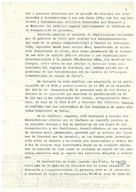 Desaparecimiento de presos políticos en Chile, descubrimiento de cadáveres en Lonquén y otros lugares. (3)