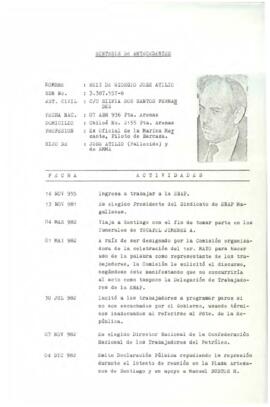 Ficha CNI Síntesis de antecedentes José Ruiz de Giorgio