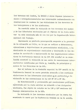 Señor Presidente, Estimados miembros de la Comisión Internacional, Señoras y señores, Queridos compañeros. (10)