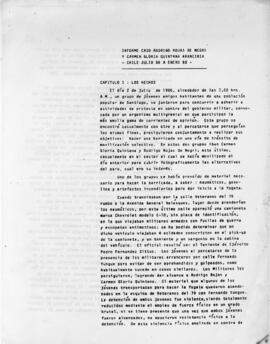 Informe caso Rodrigo Rojas De Negri y Carmen Gloria Quintana