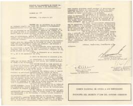 Decreto N°1308 Autoriza funcionamiento de Comité Nacional de Ayuda a los Refugiados
