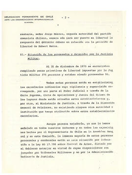 Estudio de los informes de violaciones de derechos humanos en chile, con particular referencia a la tortura y otros tratos o castigos crueles, inhumanos o degradantes. Nota de la Secretaría (4)