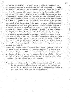 Señores miembros de la Comisión Internacional Investigadora de los Crímenes de la Junta Militar en Chile. (5)