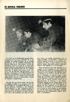 El cobre de Chile es ahora chileno: discurso del presidente Allende en el día de la dignidad nacional (7)