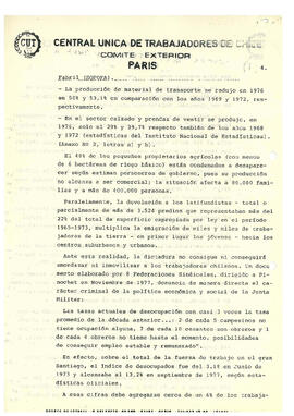 Documento del Comité Exterior a la quinta sesión de la Comisión Investigadora de los Crímenes de la Junta Fascista de Chile (4)