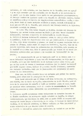 Relación sobre el viaje a Ginebra y perspectivas de trabajo con la Comisión de derechos humanos y su grupo ad hoc sobre Chile (5)