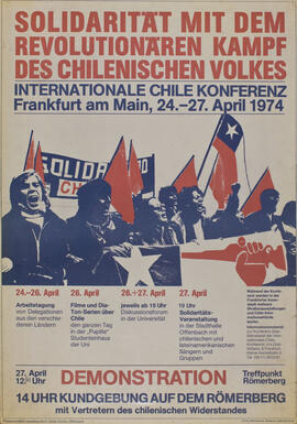 Solidarität mit dem revolutionären kampf des Chilenischen volkes - Solidaridad con la lucha revolucionaria del pueblo chileno