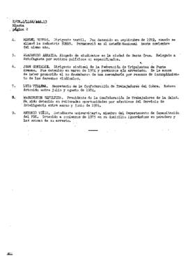 Estudio de los informes de violaciones de derechos humanos en Chile, con particular referencia a la tortura y otros tratos o castigos crueles, inhumanos o degradantes (15)