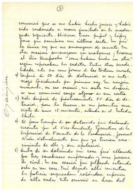 Declaración para la Comisión Internacional Investigadora de los Crímenes de la Junta Militar de Chile (2)