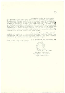 Estimados amigos y compañeros: La presente Circular tiene el objetivo muy preciso de plantear a Uds. Un problema y una tarea… (2)