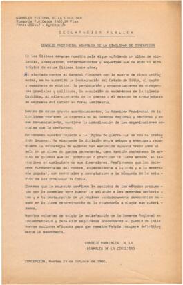 Declaración Pública
