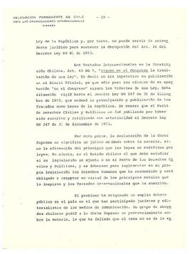 Estudio de los informes de violaciones de derechos humanos en chile, con particular referencia a la tortura y otros tratos o castigos crueles, inhumanos o degradantes. Nota de la Secretaría (21)