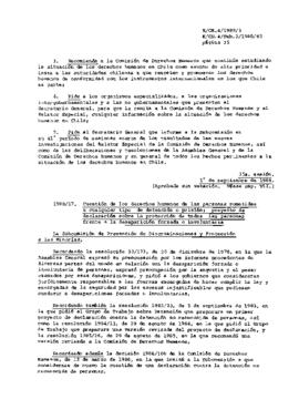 Informe de la Subcomisión de prevención de discriminaciones y protección a las minorías sobre su 40º periodo de sesiones (3)