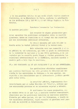 Copia fiel de la denuncia presentada por los familiares de detenidos desaparecidos a la Corte Suprema de Chile en enero (7)