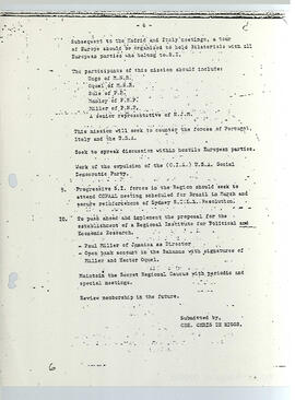 Informe sobre una reunión secreta dela Sección regional de la Internacional Socialista, efectuado en managua del 6 al 7 de enero de 1983 (13)