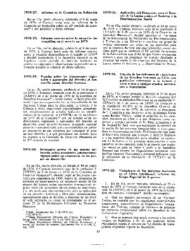 Estudio de los informes de violaciones de los derechos humanos en Chile, con particular referencia a la tortura y otros tratos o castigos crueles, inhumanos o degredantes