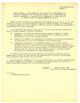 Información suplementaria presentada por la Organización de Estados Americanos en carta de fecha de 13 de febrero de 1975. (2)