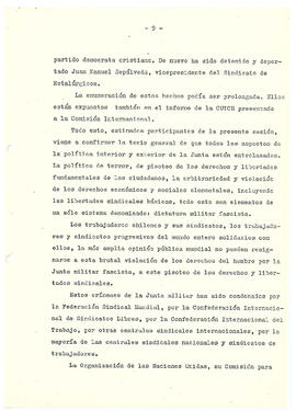 Señor Presidente, Estimados miembros de la Comisión Internacional, Señoras y señores, Queridos compañeros. (9)